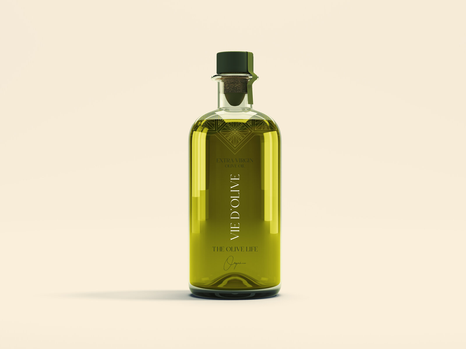 Vie d'Olive extra virgin olive oil bottle